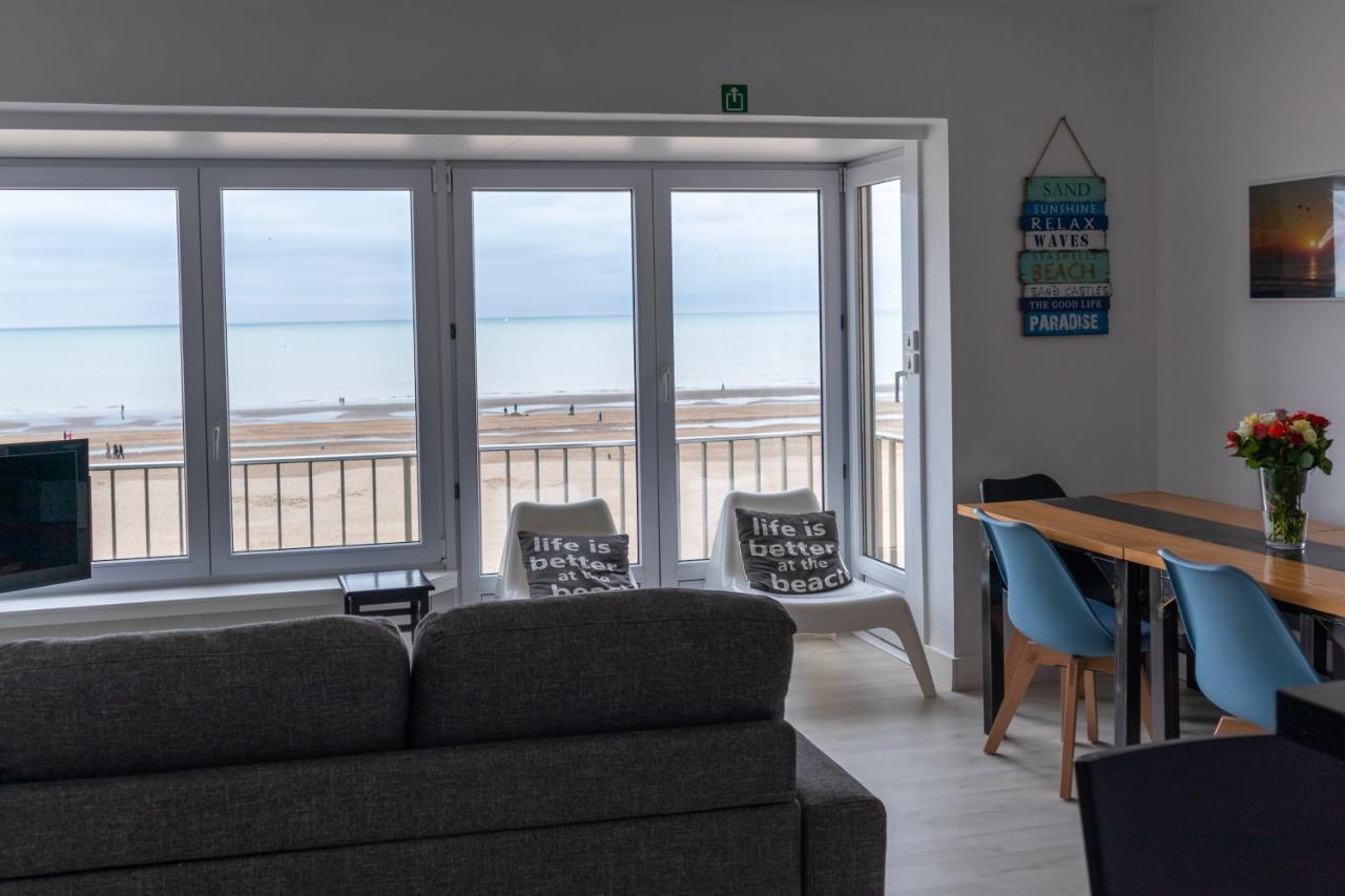 Modern Appartement Met Uniek Zeezicht Koksijde Exterior foto
